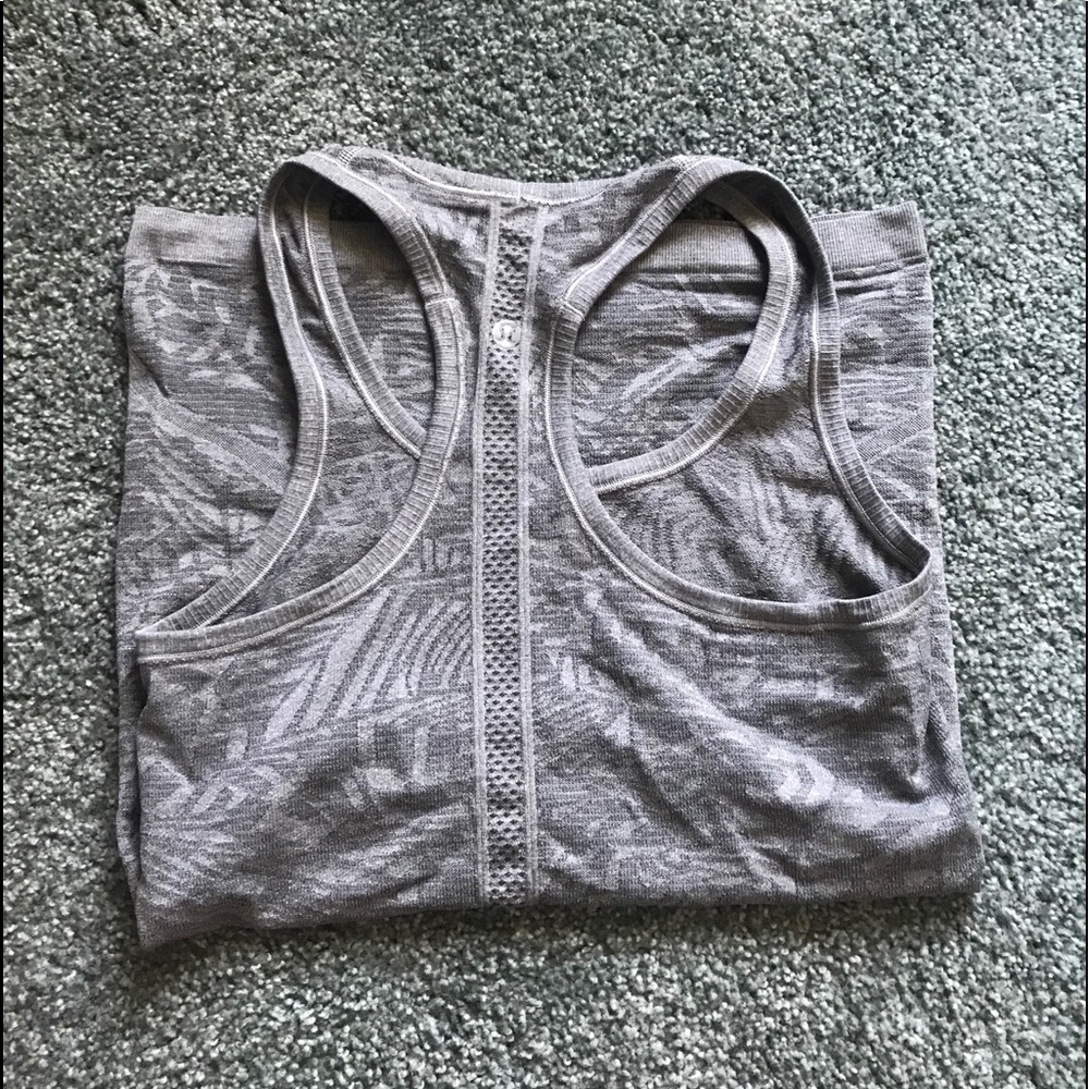 grey lulu lemons work out tank top